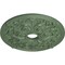 Ekena Millwork Jamie Ceiling Medallion (Fits Canopies up to 3 7/8"), 23 5/8"OD x 3 7/8"ID x 2 1/8"P, Athenian Green CM23JAAGF - alternate 2
